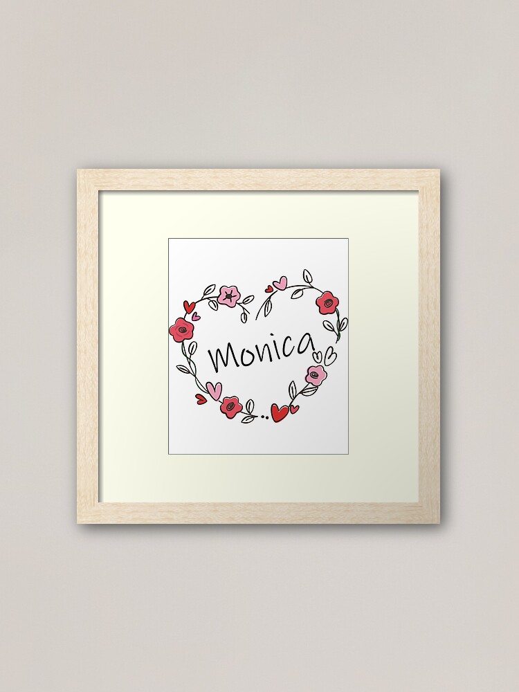 My name is Monica Art Board Print for Sale by oleo79