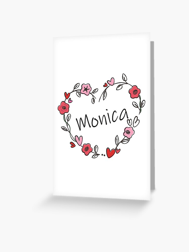 My name is Monica | Greeting Card