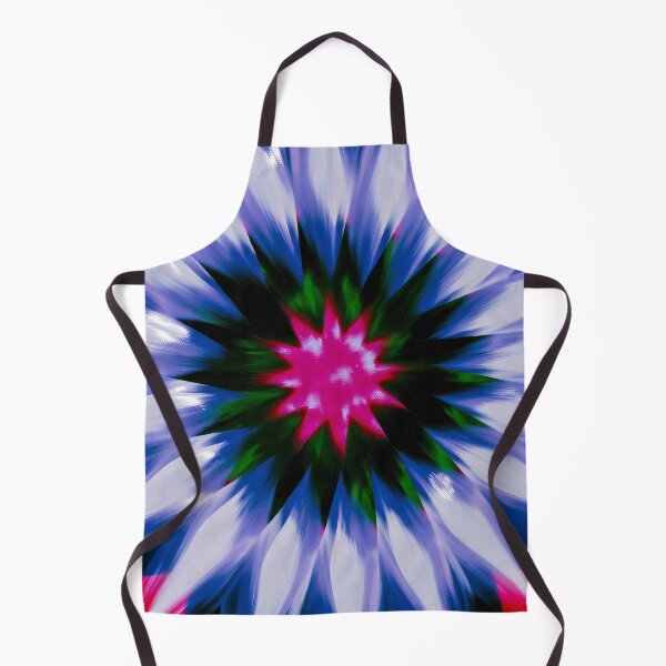 Item preview, Psychedelic Blue Floral Radial Burst designed and sold by bubblegoth.