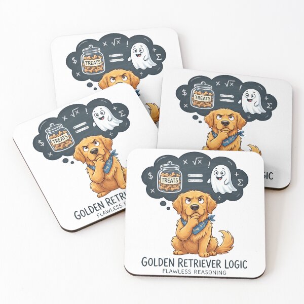 Item preview, Golden Retriever Logic Is Real designed and sold by zoughlal.