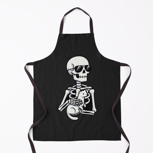 Item preview, Cool Skeleton Holding Pet Ferret Skater Goth Art designed and sold by Cipher & Soul.