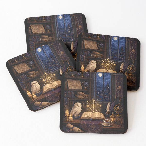Item preview, Moonlit Owl Study in Enchanted Pixel Art  designed and sold by Sketchlegacy.
