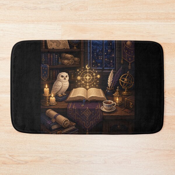 Item preview, Moonlit Owl Study in Enchanted Pixel Art  designed and sold by Sketchlegacy.
