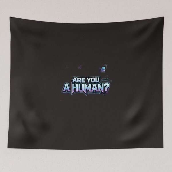 Item preview, Are You A Human? Futuristic AI Check designed and sold by Bhaskar Digital Art.