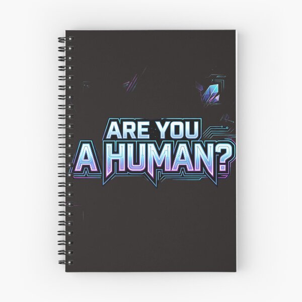 Item preview, Are You A Human? Futuristic AI Check designed and sold by Bhaskar Digital Art.