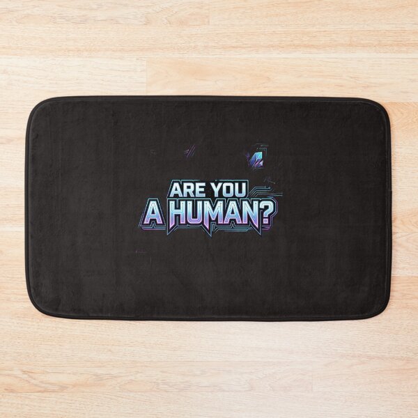 Item preview, Are You A Human? Futuristic AI Check designed and sold by Bhaskar Digital Art.