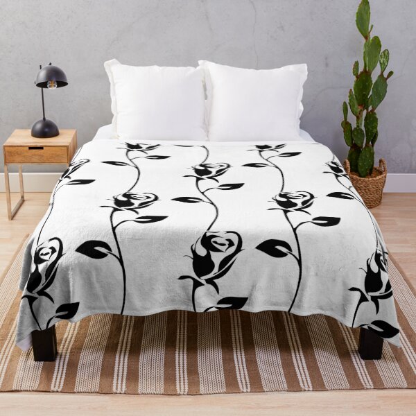 Item preview, Minimalist Black Rose Silhouette | Elegant Floral Design designed and sold by LukWer.