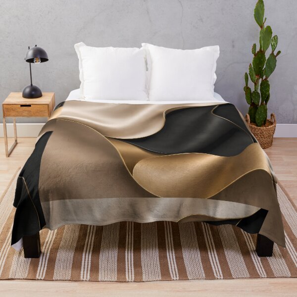Item preview, Sculpted Harmony – Luxury Abstract Travertine & Gold designed and sold by Genesis-Ink.