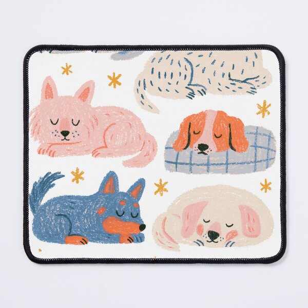 Item preview, Sleepy Dogs Sticker Pack Cute Pastel Art designed and sold by gringoods.