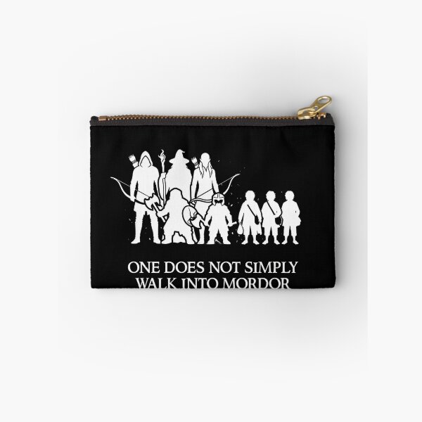 Item preview, Fellowship Silhouette One Does Not Simply Lord of the Rings Poster designed and sold by LunaMarkos.