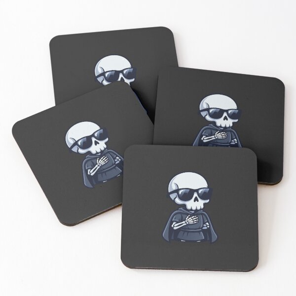 Item preview, Cool Chibi Vampire Skeleton Sunglasses Creepy Cute Art designed and sold by Cipher & Soul.