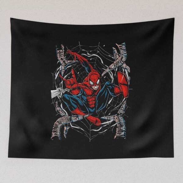 Item preview, Arachnid Hero VS Steel Tentacles Action Graphic designed and sold by Krasnovaovaova.