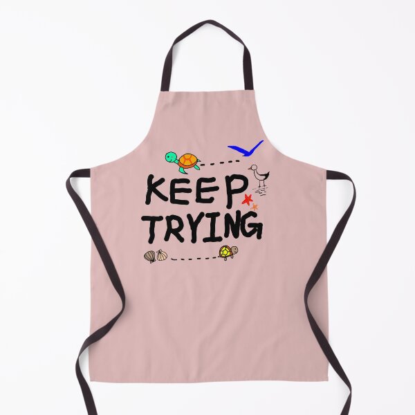 Item preview, Keep Trying_ Motivational Minimal Illusteation designed and sold by neowana.