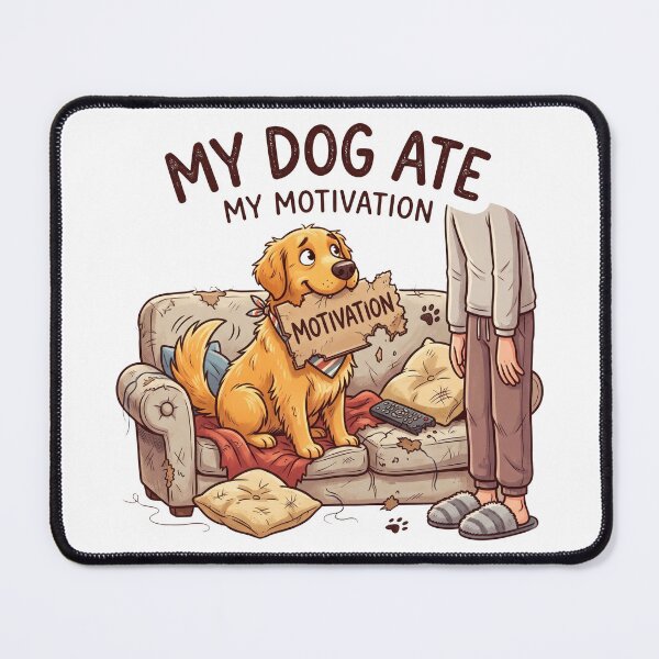 Item preview, My Dog Ate My Motivation designed and sold by zoughlal.