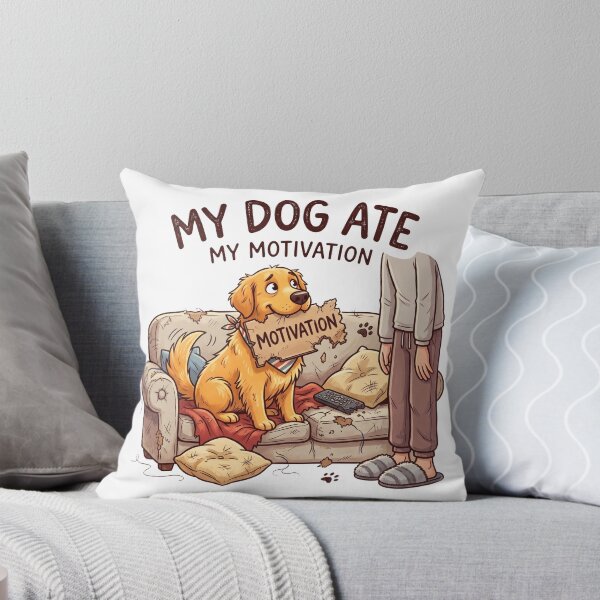 Item preview, My Dog Ate My Motivation designed and sold by zoughlal.