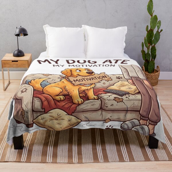 Item preview, My Dog Ate My Motivation designed and sold by zoughlal.