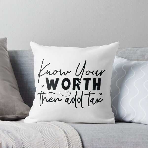 Item preview, Know Your Worth Then Add Tax - Motivational Quotes Retro Vintage Aesthetic Boss Babe Mindset Gift designed and sold by FuzionRaptor.