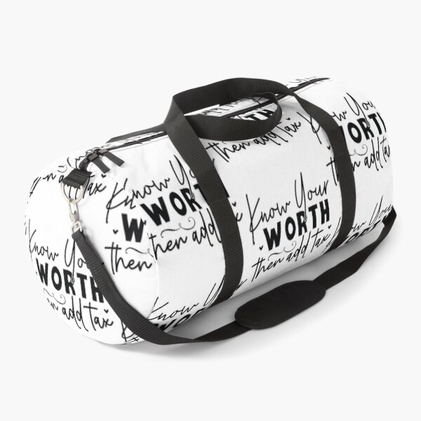 Item preview, Know Your Worth Then Add Tax - Motivational Quotes Retro Vintage Aesthetic Boss Babe Mindset Gift designed and sold by FuzionRaptor.