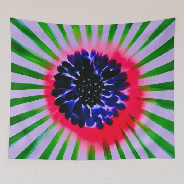 Item preview, Psychedelic Neon Daisy Sunburst designed and sold by bubblegoth.