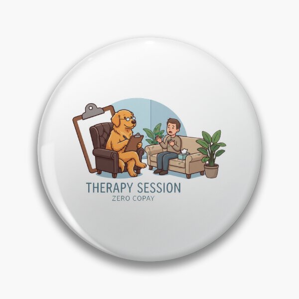 Item preview, Golden Retriever Therapy Session designed and sold by zoughlal.