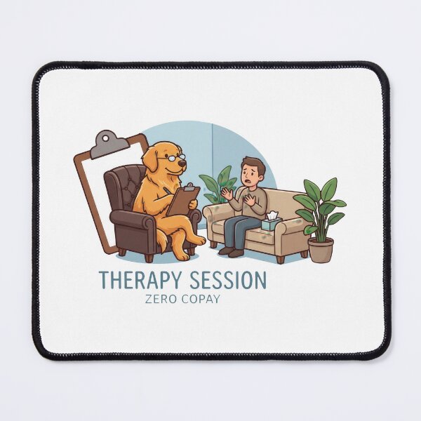 Item preview, Golden Retriever Therapy Session designed and sold by zoughlal.
