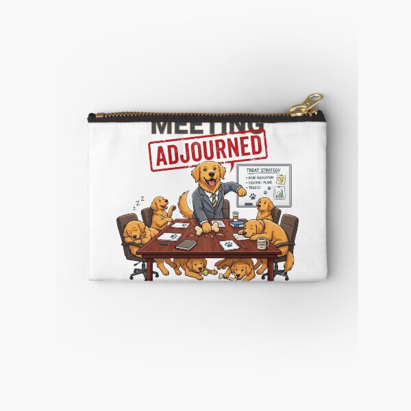 Item preview, Golden Retriever Meeting Adjourned designed and sold by zoughlal.