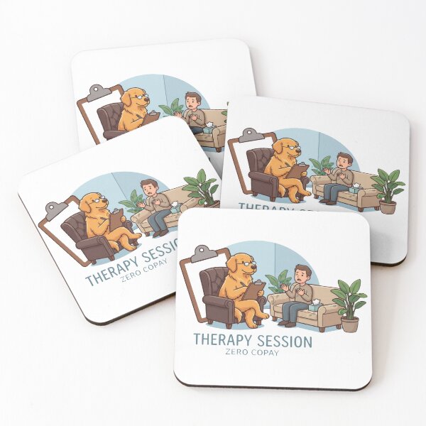 Item preview, Golden Retriever Therapy Session designed and sold by zoughlal.