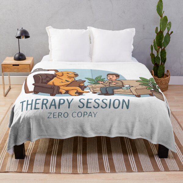 Item preview, Golden Retriever Therapy Session designed and sold by zoughlal.