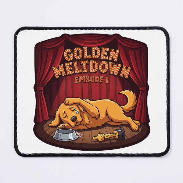 Item preview, Golden Retriever Meltdown Episode designed and sold by zoughlal.