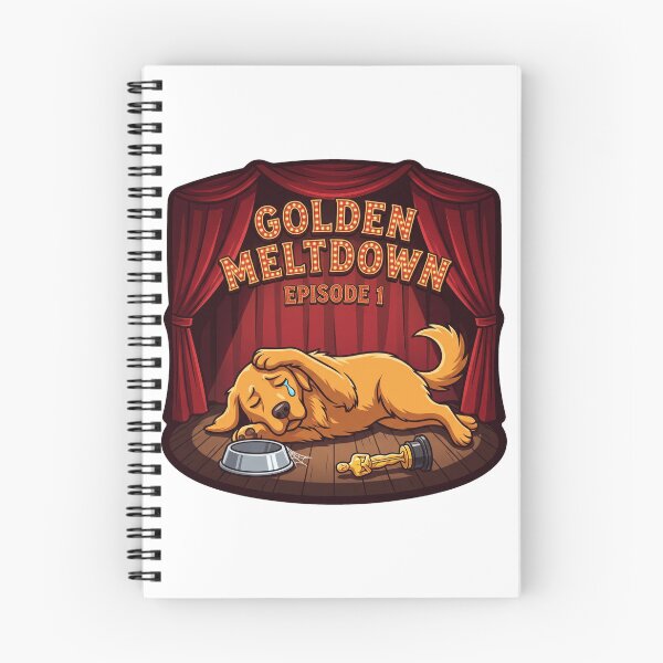 Item preview, Golden Retriever Meltdown Episode designed and sold by zoughlal.