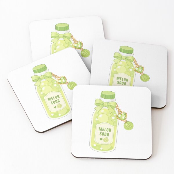 Item preview, Kawaii melon Soda Drink designed and sold by KJackArtwork.