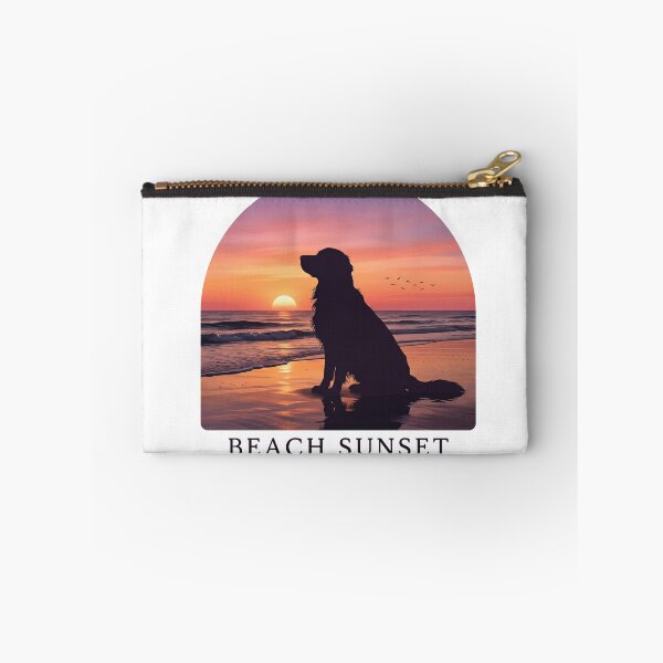 Item preview, Golden Retriever Beach Sunset designed and sold by zoughlal.