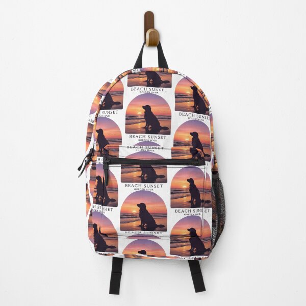 Item preview, Golden Retriever Beach Sunset designed and sold by zoughlal.
