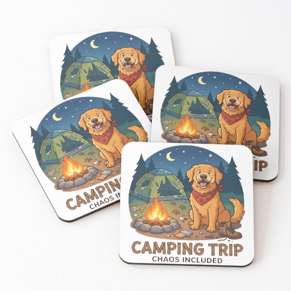 Item preview, Golden Camping Trip Chaos designed and sold by zoughlal.