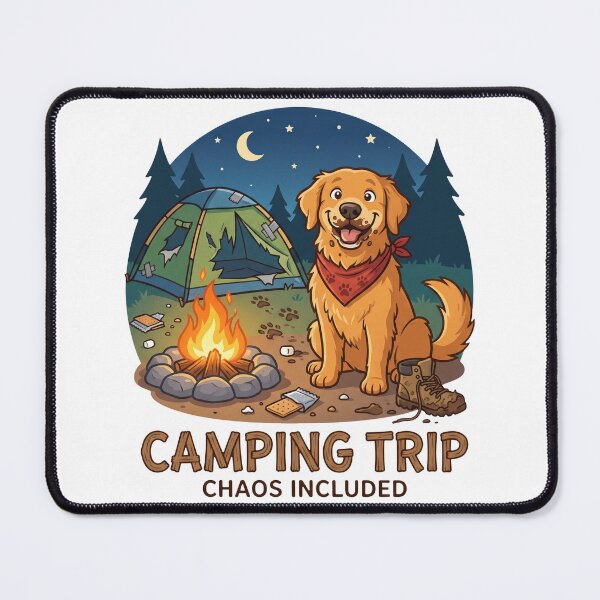 Item preview, Golden Camping Trip Chaos designed and sold by zoughlal.