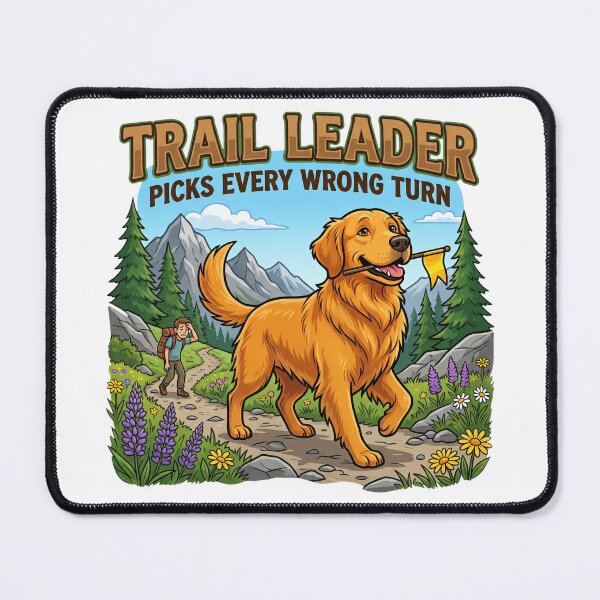 Item preview, Golden Hiking Trail Leader designed and sold by zoughlal.