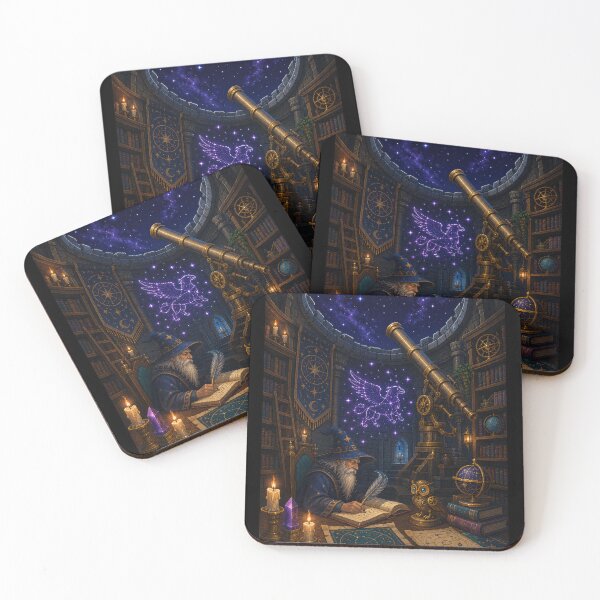 Item preview, Stargazer Wizard and the Celestial Griffin  designed and sold by Sketchlegacy.