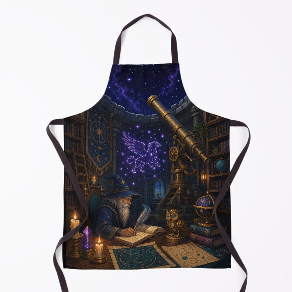 Item preview, Stargazer Wizard and the Celestial Griffin designed and sold by Sketchlegacy.