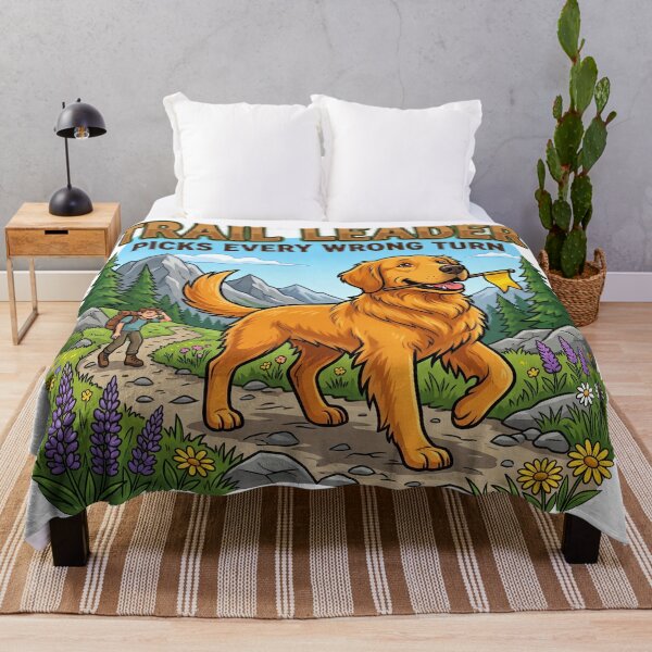 Item preview, Golden Hiking Trail Leader designed and sold by zoughlal.