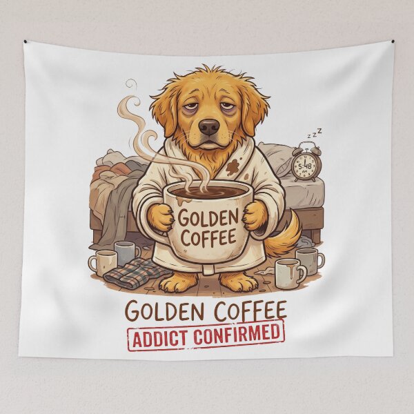 Item preview, Golden Coffee Addict Confirmed designed and sold by zoughlal.