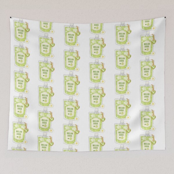 Item preview, Kawaii melon Soda Drink designed and sold by KJackArtwork.