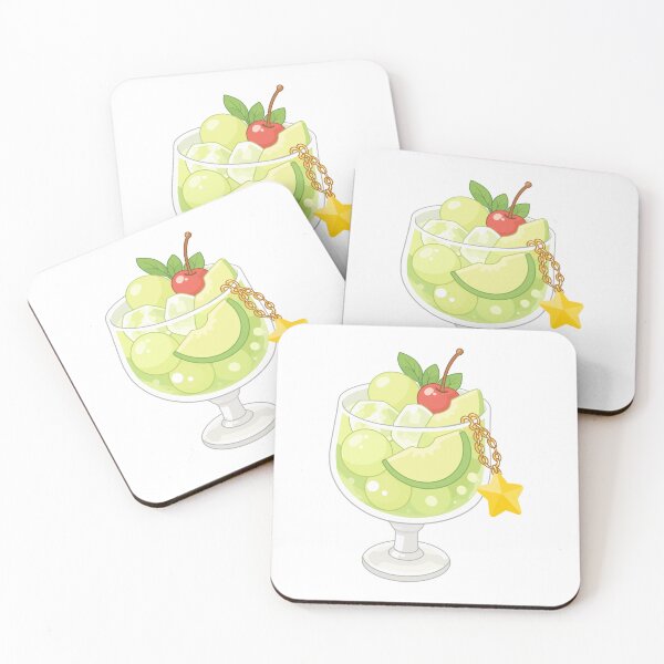 Item preview, Kawaii melon Soda Drink designed and sold by KJackArtwork.