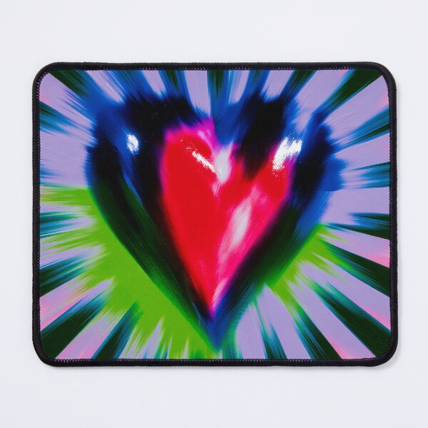 Item preview, Electric Heart With Psychedelic Rays designed and sold by bubblegoth.