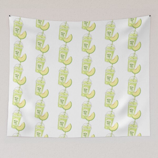 Item preview, Kawaii melon Soda Drink designed and sold by KJackArtwork.