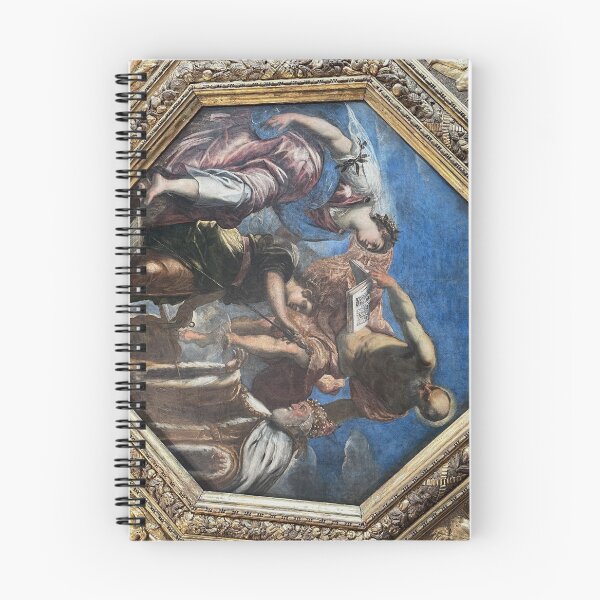 Item preview, Renaissance Ceiling Painting in Ornate Gilded Frame, Italy designed and sold by The Wandering Lens.