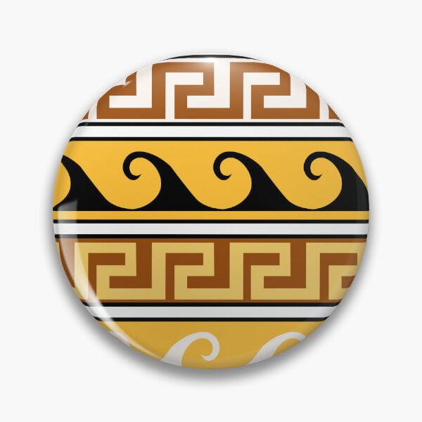 Item preview, Classic Greek Meander Border Pattern designed and sold by OrPolly.
