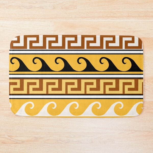 Item preview, Classic Greek Meander Border Pattern designed and sold by OrPolly.