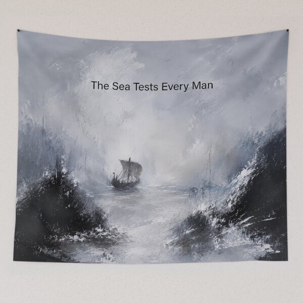Item preview, The Sea Tests Every Man designed and sold by Saint Arts Studio.