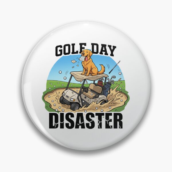 Item preview, Golden Golf Day Disaster designed and sold by zoughlal.