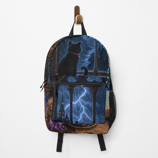 Item preview, Stormlit Spellbook and Black Cat Library designed and sold by Sketchlegacy.